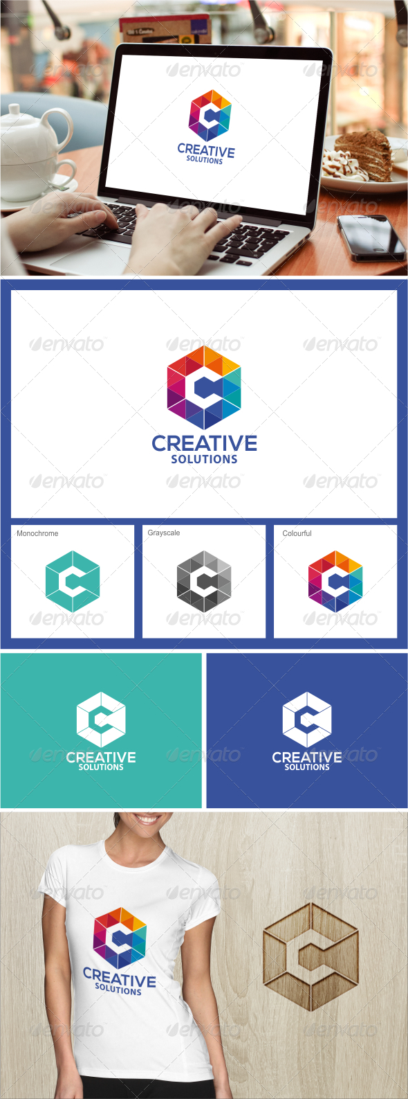 Creative Solutions Logo template