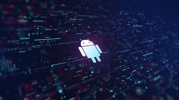 Android Character Icon Digital Background