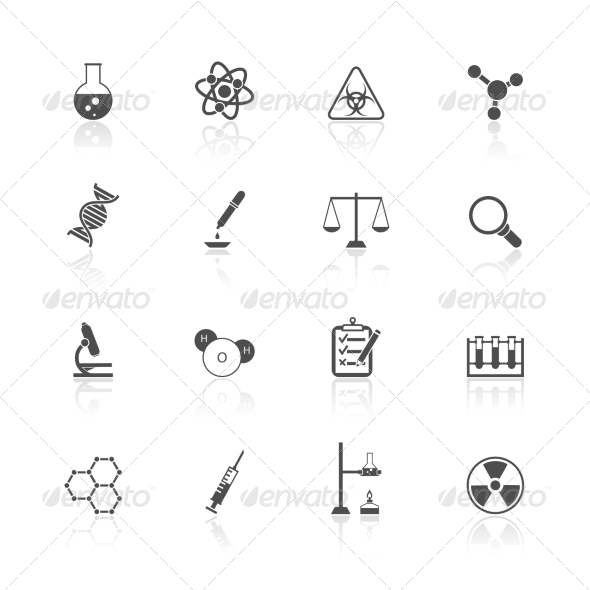 Chemistry Icons Set