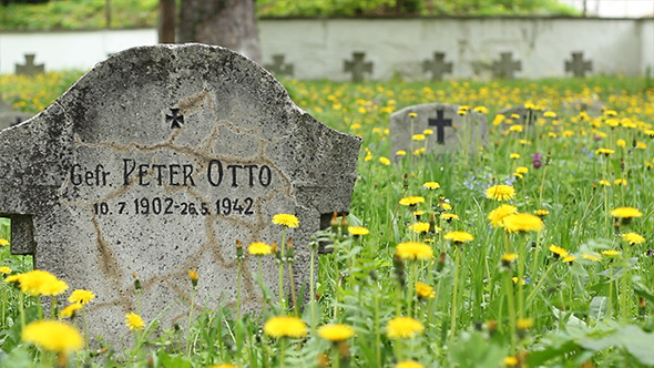 German Soldier Tombstone