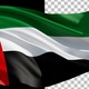 United Arab Emirates Flag with Alpha - VideoHive Item for Sale