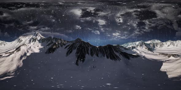 VR 360 Norway Mountains Severe Landscape