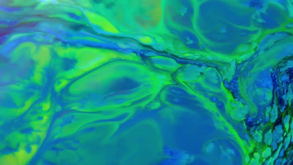 Swirling And  Liquid Explosion Paint Texture
