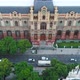 Palace of Running Water, Museum, Cordoba Avenue (Buenos Aires) aerial view - VideoHive Item for Sale