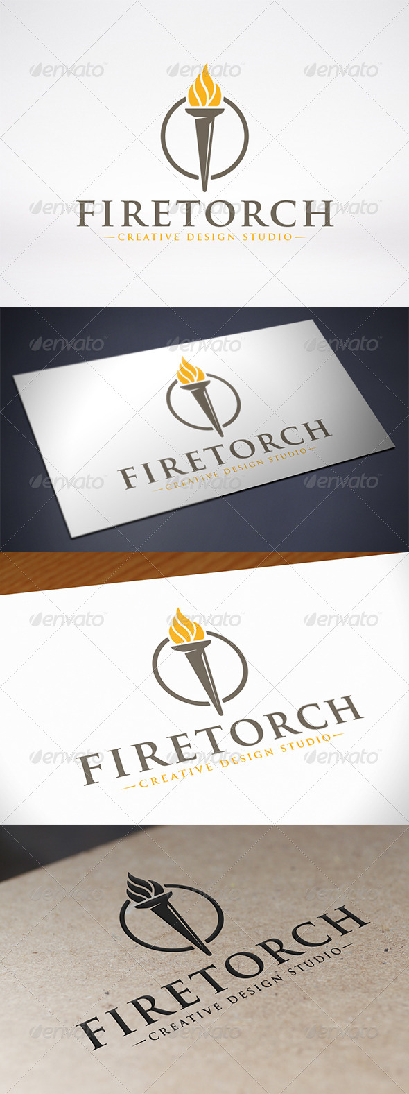 Torch Logo Template