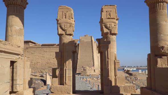 Kalabsha Temple on an island in Nubia next to Lake Nasser, Aswan, Egypt.