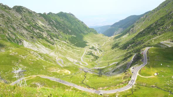 Transfagarasan Road in Romania, Time-Lapse