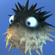 Cartoon Puffer Fish - Rigged - 3DOcean Item for Sale