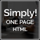 Simply One Page Multi-purpose HTML Template - ThemeForest Item for Sale