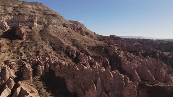 Aerial View Cappadocia Landscape