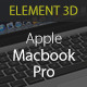 Element3D - Apple Macbook Pro Retina - 3DOcean Item for Sale