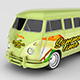 Classic Campervan Car Mock-Up - GraphicRiver Item for Sale