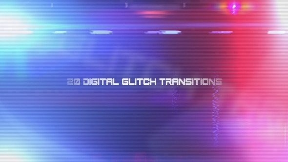 20 Digital Glitch Transitions alt
