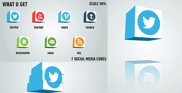 Social Media Cubes Pack 2