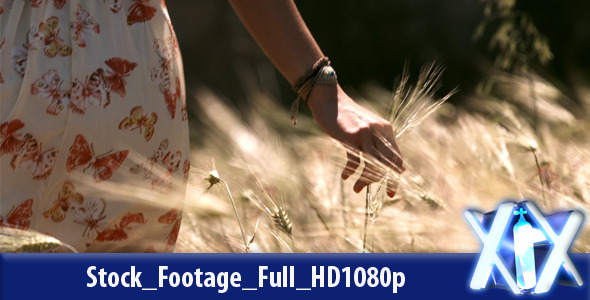 Woman In Wheat Field