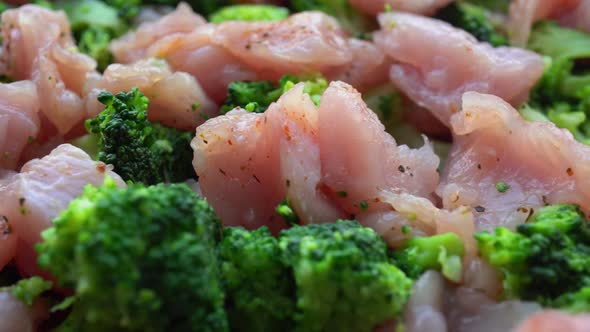Chicken Meat With Broccoli, Lider Shot