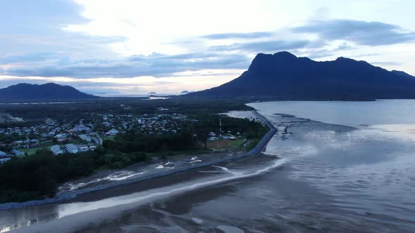 The Beaches at the most southern part of Borneo Island