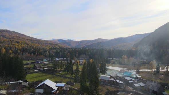 Russian Village in the Taiga Tourism Beautiful Nature