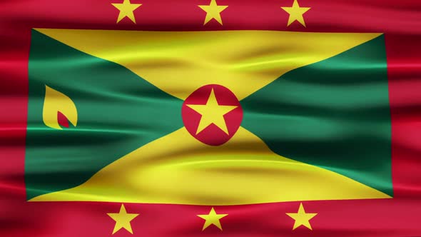 Grenada Flag Waving