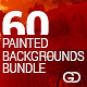 60 Painted/Watercolor Backgrounds Bundle  - GraphicRiver Item for Sale