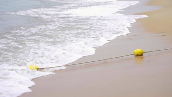 Waves on a Sandy Beach