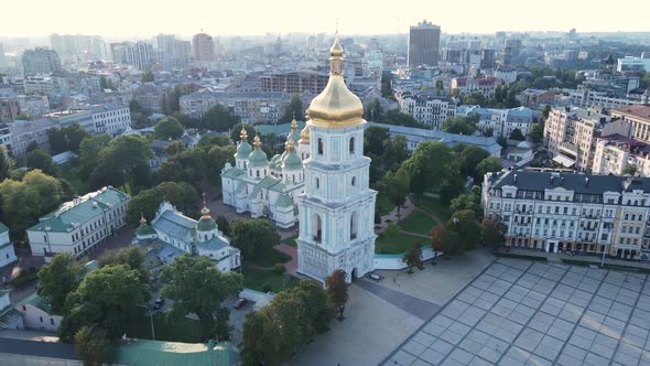 Kyiv  Aerial View of the Capital of Ukraine