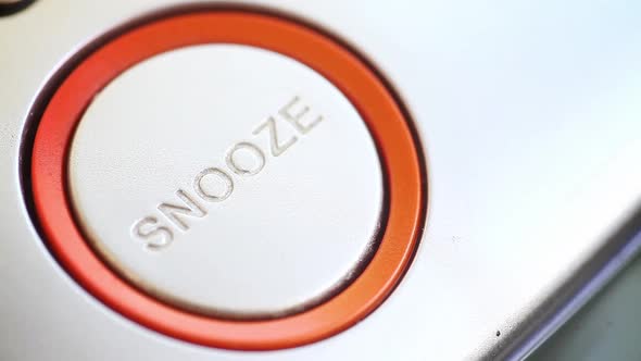 Pushing the snooze button