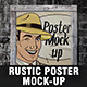 Rustic Poster Mock-Up Vol.1 - GraphicRiver Item for Sale