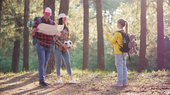 Family on Hike