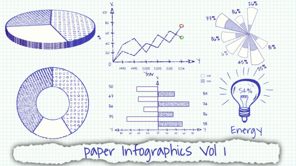 Paper Infographics Vol 1