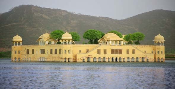 Historic Palace Architecture And Water