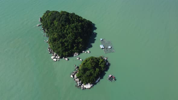 Aerial view Pulau Betong, Balik Pulau