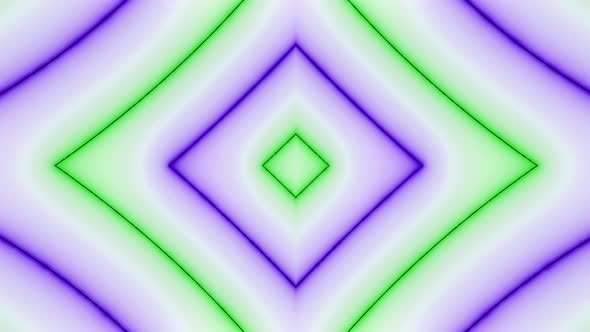 Blue Green Color Square Zoom In Background Animation White Background
