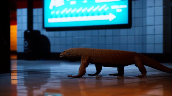 Comodo Dragon in Underground Metro Station