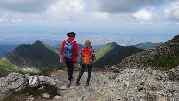 Children Hiking At The Mountains 3 alt