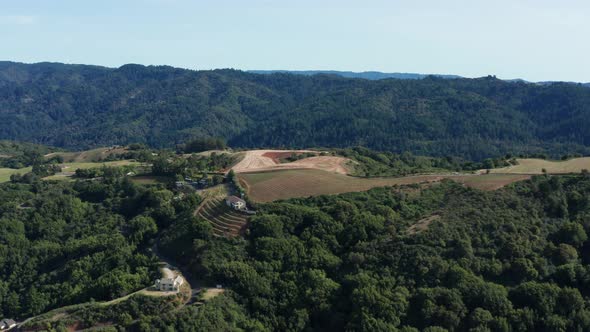 4K Winery Aerial