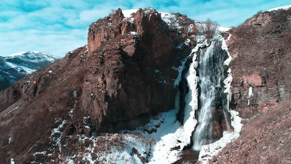 Waterfall in Winter