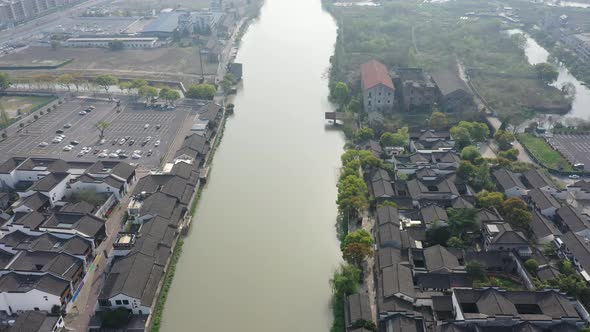 ancient chinese architecture in hangzhou city