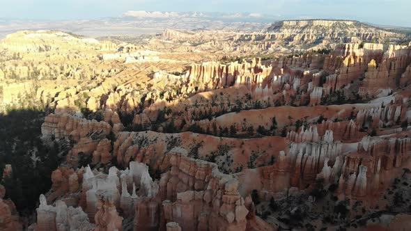 Panoramic Aerial View Landscape Wide Bryce Canyon National Park USA