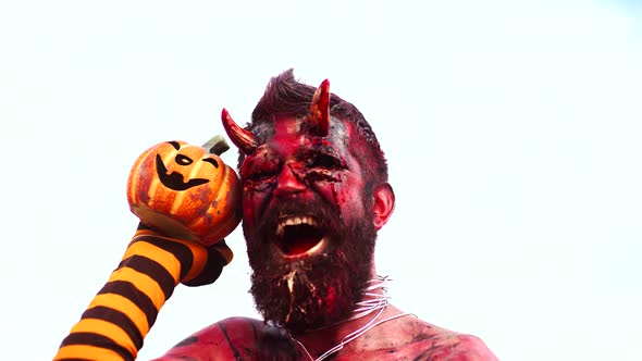 Halloween Devil in the Blood