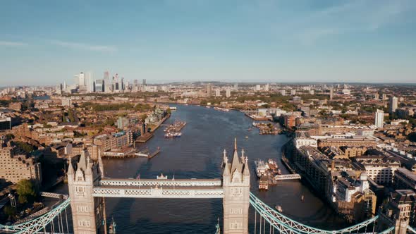 Tower Bridge in London, the UK