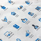 SEO & Internet Marketing Icons | Blue Versions - GraphicRiver Item for Sale