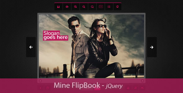 Mine Flipbook jQuery Plugin