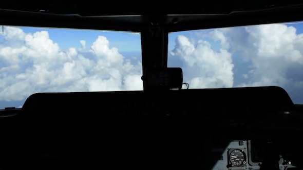 The Sky from the Cab of an Aircraft