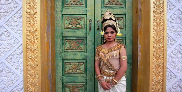 Apsara Dancer Seductive Beautiful In Asian Mythology