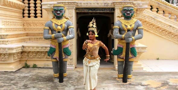 Apsara Dancer Beautiful Female In Asian Mythology