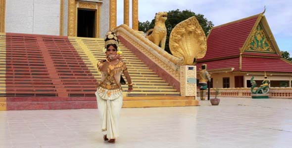 Apsara Dancer Beautiful Female In Asian Mythology