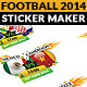 Football Championship 2014 Matchplan Sticker Maker - GraphicRiver Item for Sale