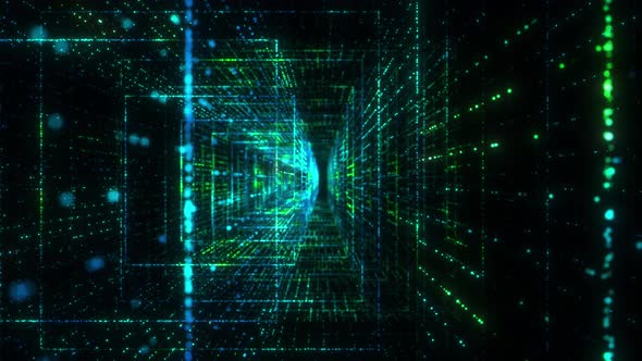 3D Big Data Digital Tunnel alt