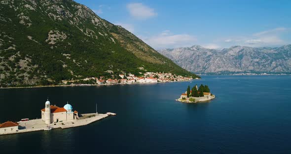 The Our Lady of the Rocks Church and Island of Saint George